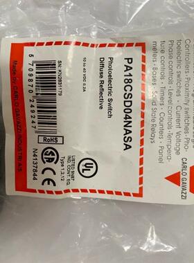 全新原装carlo 光电开关PA18CSD04NASA现货