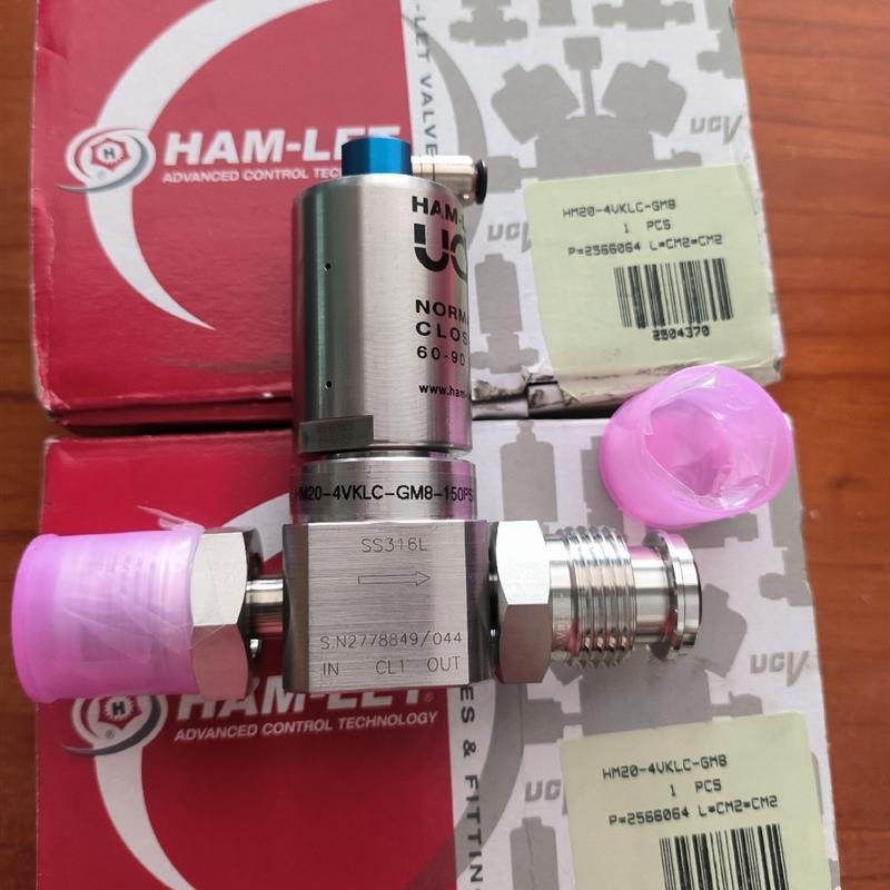 HAM-LET 1/2气动阀HM20-4VKLC-GM8-150PSI 全新原装