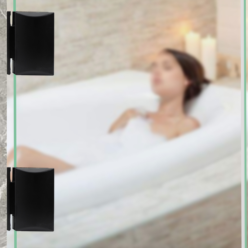 办公室高隔断玻璃门合页公司百叶门无框玻璃门夹配件铰链折页荷叶