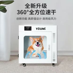 悠米宠物烘干机全自动中型家用猫咪狗狗烘干箱商用洗澡吹水机静音