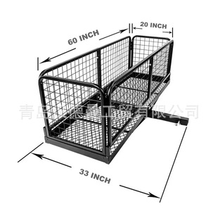 500lbs 货物运输车尾行李架加高车尾行李架 重型折叠式