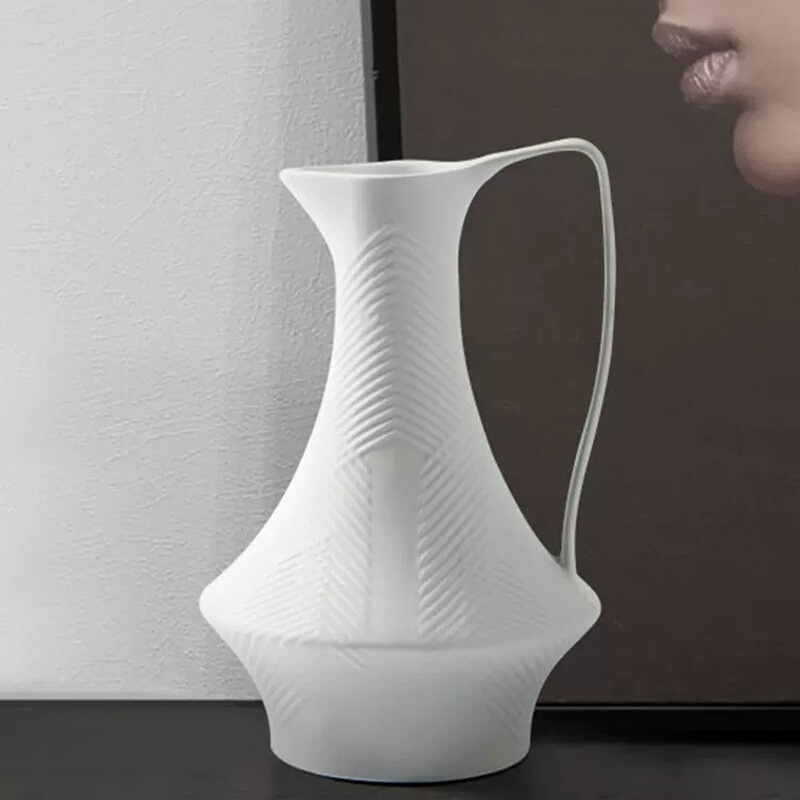 冷水壶插花器摆件酒店样板房间客厅卧室玄关软装饰品简约现代北欧