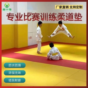 柔道垫子散打地垫比赛专用训练榻榻米柔术道馆搏击跆拳道摔跤垫子