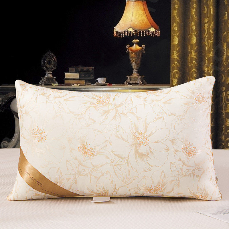 枕头枕芯一对拍i2 真空酒店保健可水洗羽丝绒记忆枕心护颈特价包