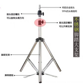 假发三脚架落地大支架模特头架子理发店美发O头模专用支架加厚加