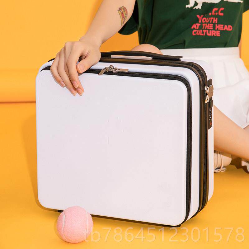 高档手提箱化李妆轻小行箱子迷你1寸密码箱小6型便旅行箱装ipad收