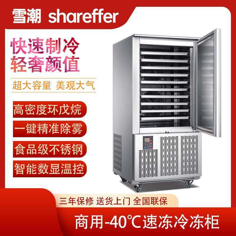 商用速冻柜急冻冰柜海参包子油条水饺零下40度低温速冻冰箱速冻机