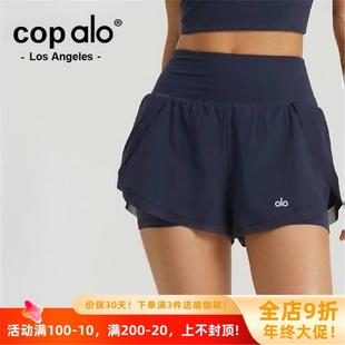 三分女速干两件宽松瑜伽跑步美国防走光健 假夏季 美国NOMALO短裤 裤