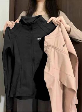 美国NOMALO外套收腰短款2025上衣女修身新款春秋外套女款运动瑜伽