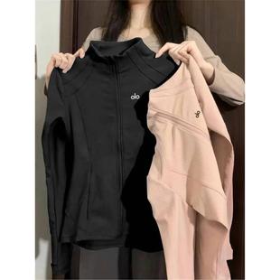 春秋外套女款 新款 运动瑜伽 2025上衣女修身 美国NOMALO外套收腰短款