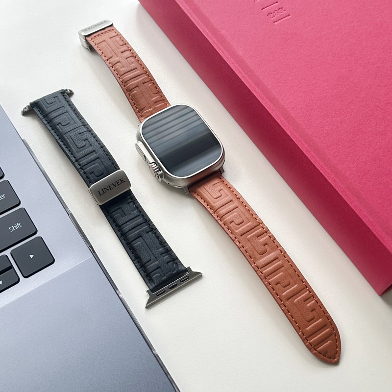 linevek高级感适用苹果皮表带