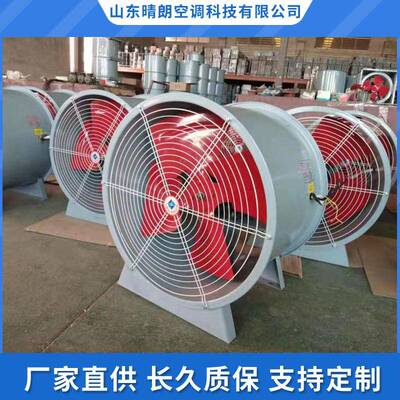 BZF51防爆轴流风机工业级220v380v排风扇CBF-250BAF6-4管道通风机