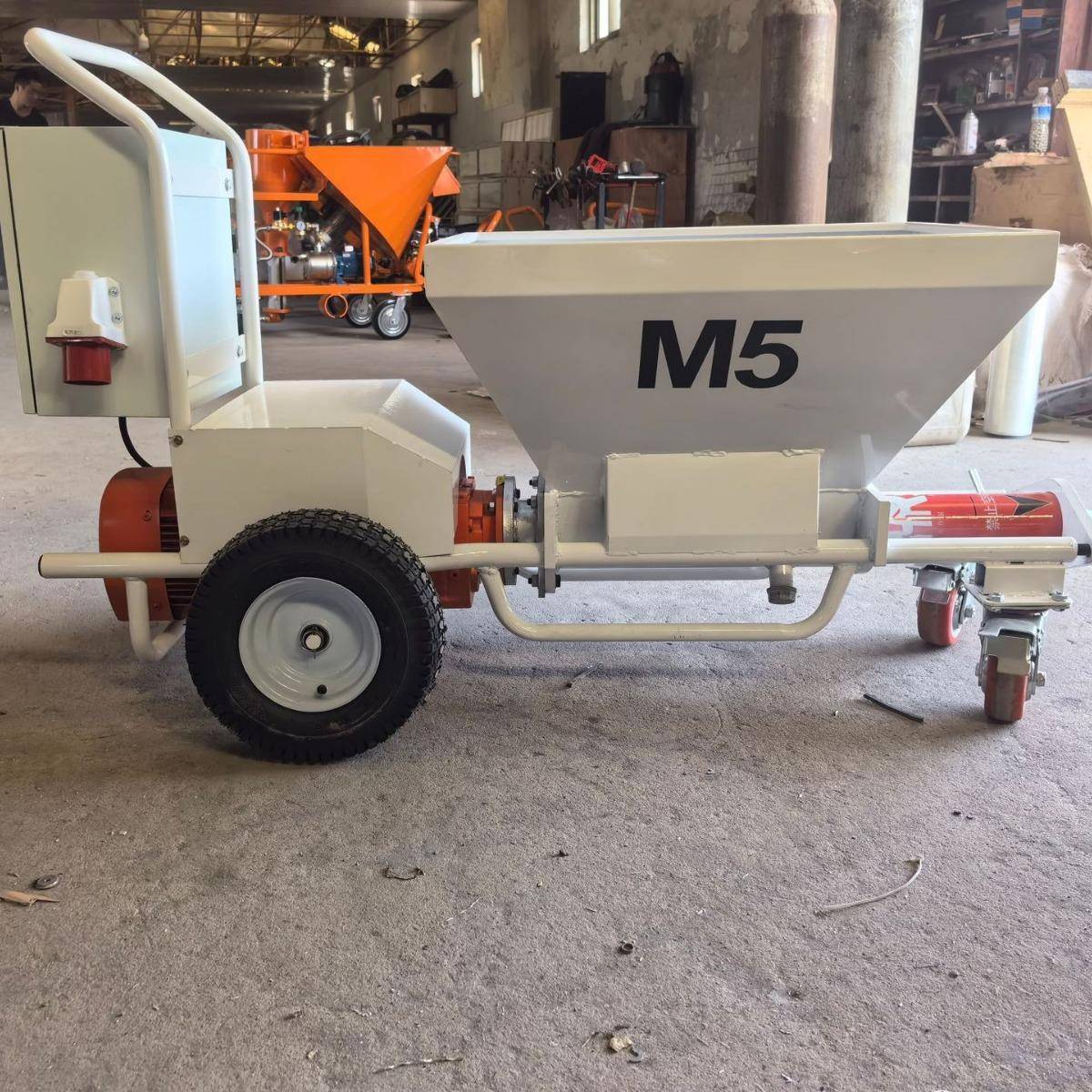 防火涂料喷涂机M5防火砂浆大功率多功能喷涂机