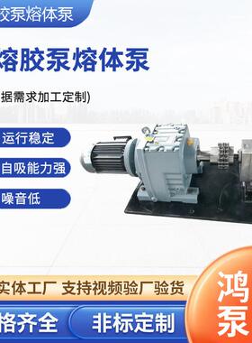 熔体齿轮泵RT熔体泵热熔胶泵不锈钢熔体泵高温熔喷泵螺杆泵