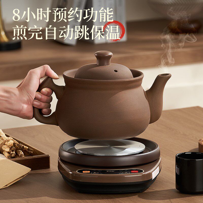 中药电煎壶全自动家用熬药煎锅紫砂煎药壶中医煮炖砂锅煲药罐药煲