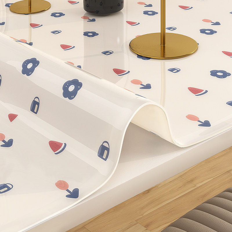 精选桌布免洗防水防油防烫pvc软玻璃桌垫轻奢高级感餐桌桌布茶几,居家布艺,桌布,淘宝优惠券,粉丝福利购,淘宝优惠卷