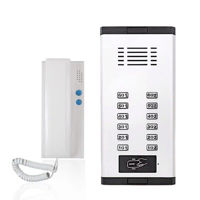 楼宇门禁对讲系统生产厂家套装华宝直按式非可视门铃家用电话话机