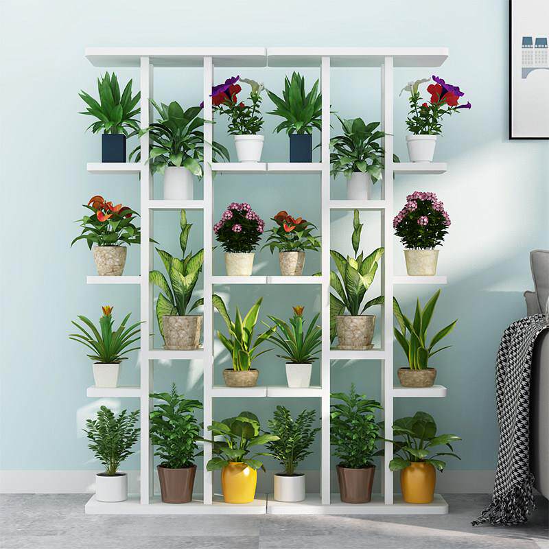 花架置物架客厅花盆架现代落地式多层实木摆放架阳台花架盆栽架子