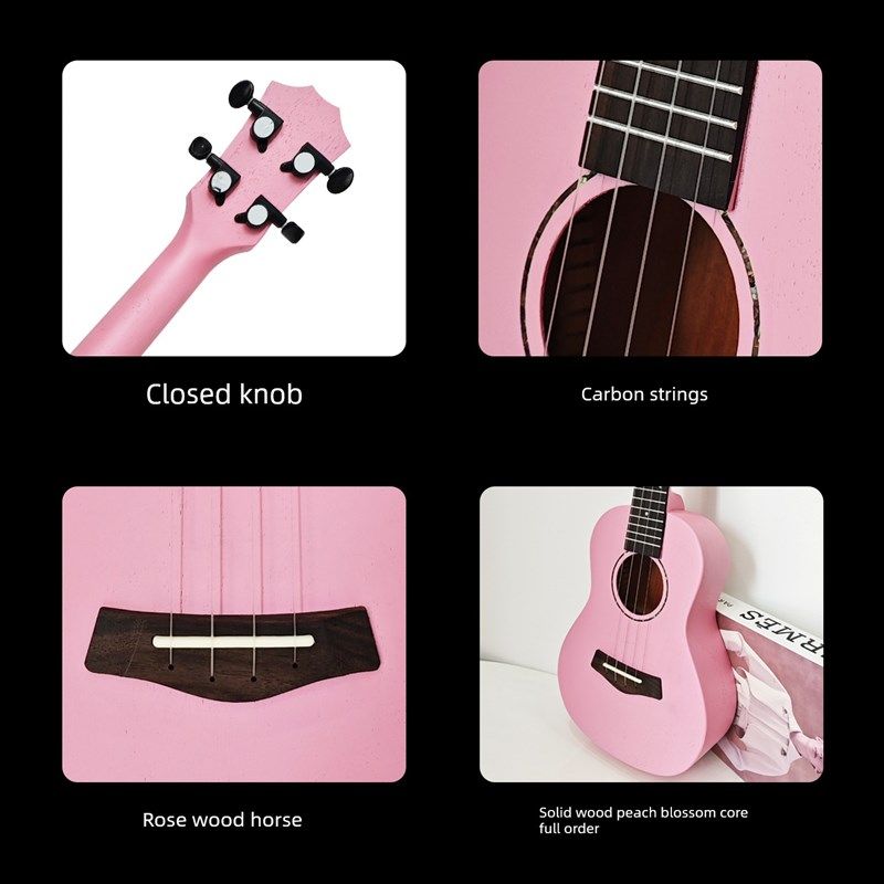 诺斯兰尤克里里桃花核心全单初学者入门专业级成人男女23英寸儿童,乐器/吉他/钢琴/配件,尤克里里/小吉他,淘宝优惠券,粉丝福利购,淘宝优惠卷