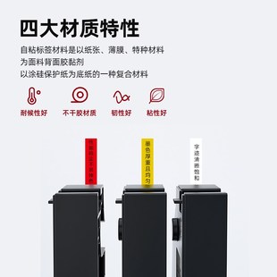 谊和M760 机贴纸标签纸色带 M780线号机色带贴纸号码 管打印机打码