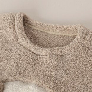 【暖呼呼】男士睡衣女款秋冬季新款加厚珊瑚绒卡通小狗家居服套装