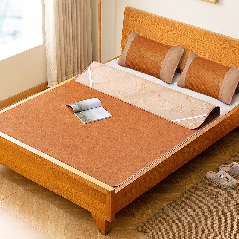 夏季凉席学生宿舍单人床2025新款冰丝席竹席藤席可折叠草席子家用,床上用品,凉席/草席/麻席,淘宝优惠券,粉丝福利购,淘宝优惠卷