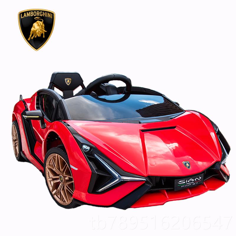 高档兰博基尼儿童电动孩车可坐电人男带遥控四轮动汽车女礼物电动