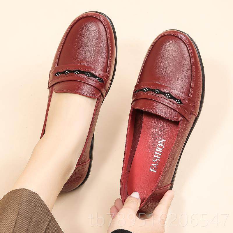 高档真妈老妈鞋软底中老年人女单鞋防滑平底工作鞋秋新款人黑春色,女鞋,浅口单鞋,淘宝优惠券,粉丝福利购,淘宝优惠卷