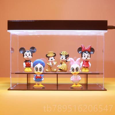 高档米奇礼妙屋唐老鸭米妮仔手办米老鼠模型车载摆公件玩具偶妙儿