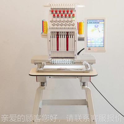 m迷ii家用桌平上型小型刺绣机全自动你款电脑n绣花机MINI1201成衣