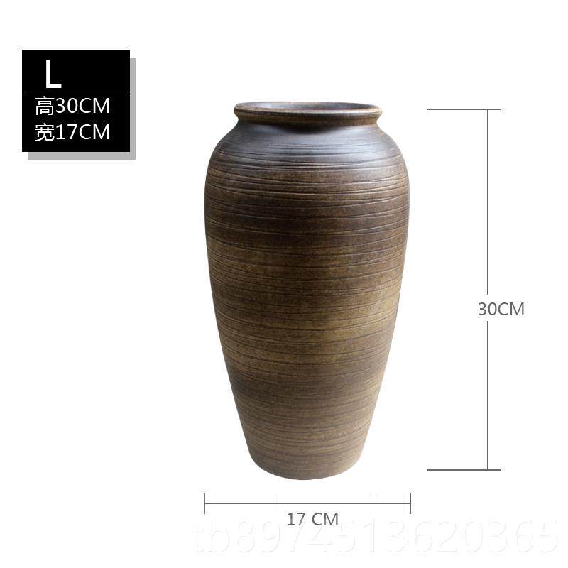 正品式落地陶罐餐厅摆件日手工文艺品花瓶水插花器工艺摆培设软装,家居饰品,花瓶,淘宝优惠券,粉丝福利购,淘宝优惠卷
