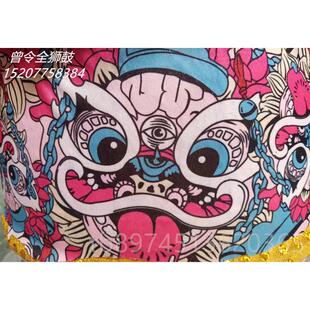 正品 材5寸6寸牛皮小鼓狮鼓佛山表舞狮器厂家 儿童小孩音乐乐器演