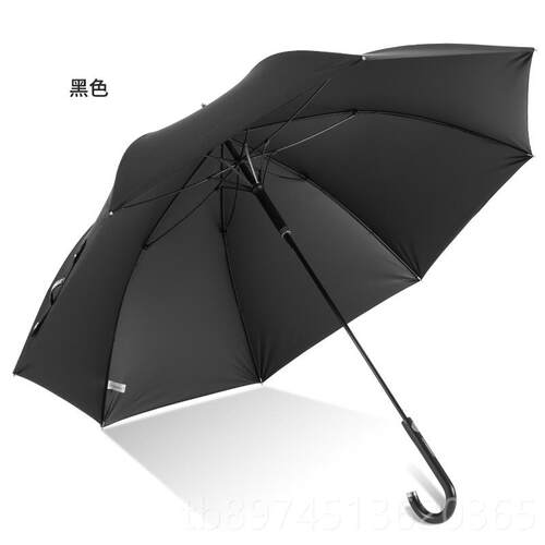 正品OLY光CA约T欧力猫简纯色黑两胶防晒不透防紫外线长柄伞晴雨用