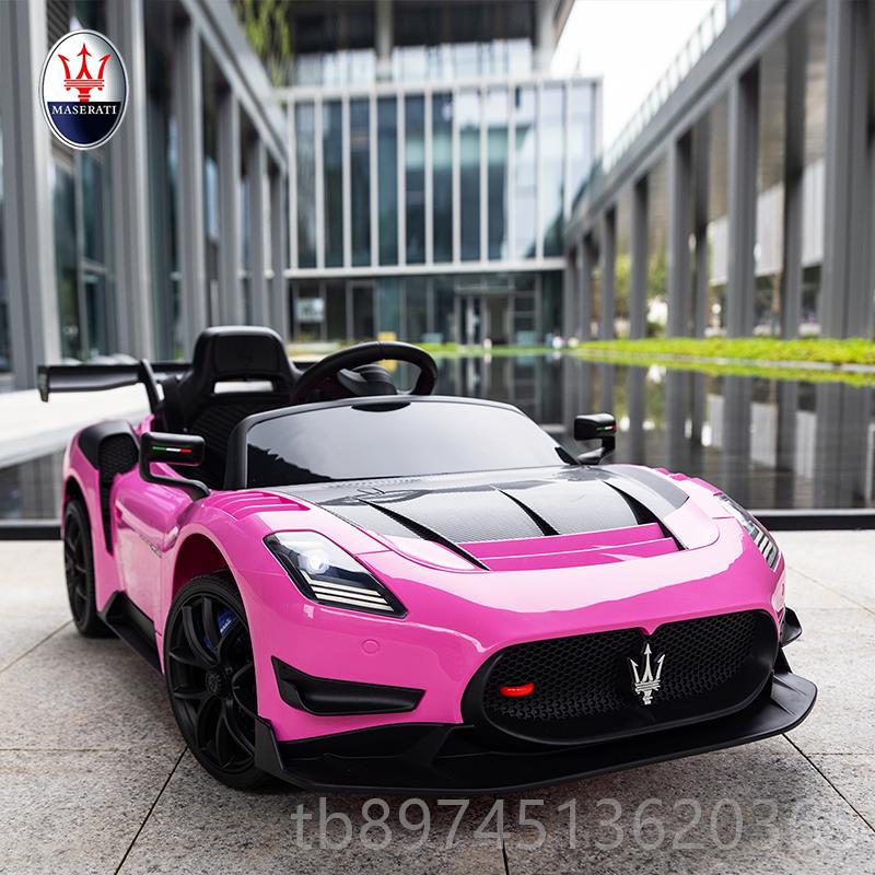 正品儿童电动车莎拉蒂四轮摇摆汽车婴儿宝宝充电可坐小汽孩动童玛