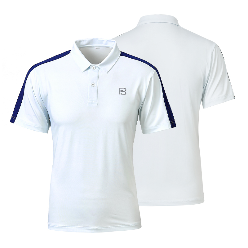 搏悦男士速干透气运动休闲翻领