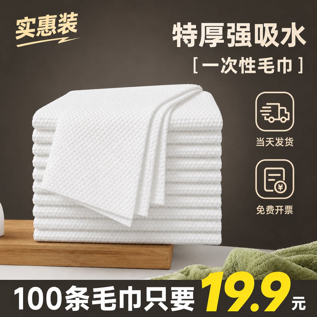 【升级超特厚】110克一次性毛巾