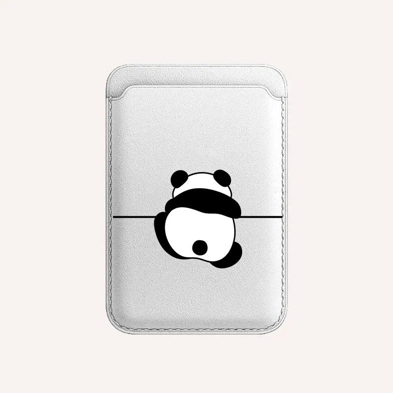 iPhone专用Magsafe磁吸卡包 真皮质小众风格手机钱包配件