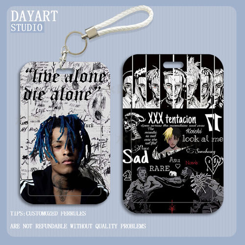 XXXTentacion学生校园卡套饭卡公交卡套门禁卡工作牌保护套欧美风