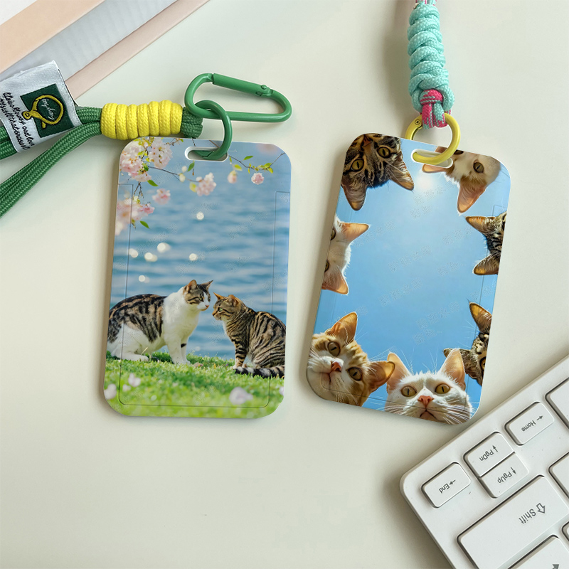 惊艳猫猫可爱创意ins风卡套门禁