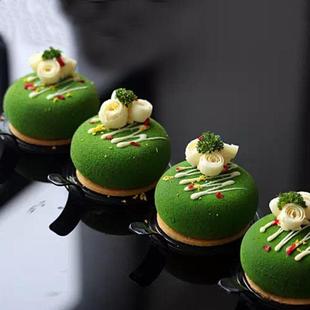 8连 甜品模 35连扁圆慕斯模3D立体蛋糕硅胶模烘焙用具手工皂模法式