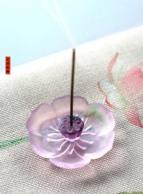 琉璃线香香插摆件家居客厅办公桌面茶室摆放熏香散香器茶具配件