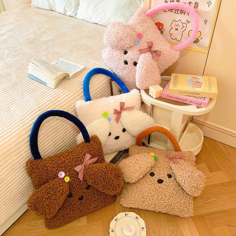 卡通可爱小狗少女心抱枕被子两用办公室午睡坐车可携式靠垫学生宿