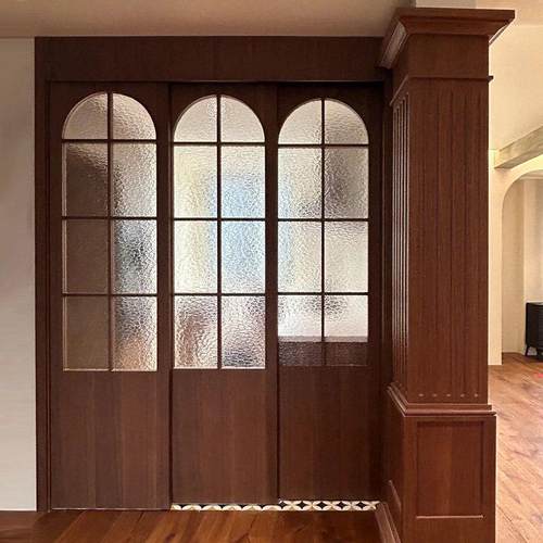 折叠门实木门定制厨房门卧室门厨室阳台内门吊轨门玻璃门断推拉门