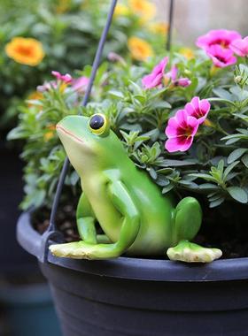 创意青蛙摆件 园艺杂货装饰品 花园小摆件 庭院装饰 卡通动物摆件