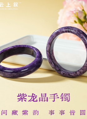 云上叙3 DS81709-紫龙晶手镯-多样性发其一-11×8.5mm（甄选）