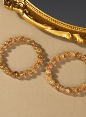 云上叙金钛晶手串-多样性发其一-8mm-V88738-E（商城）