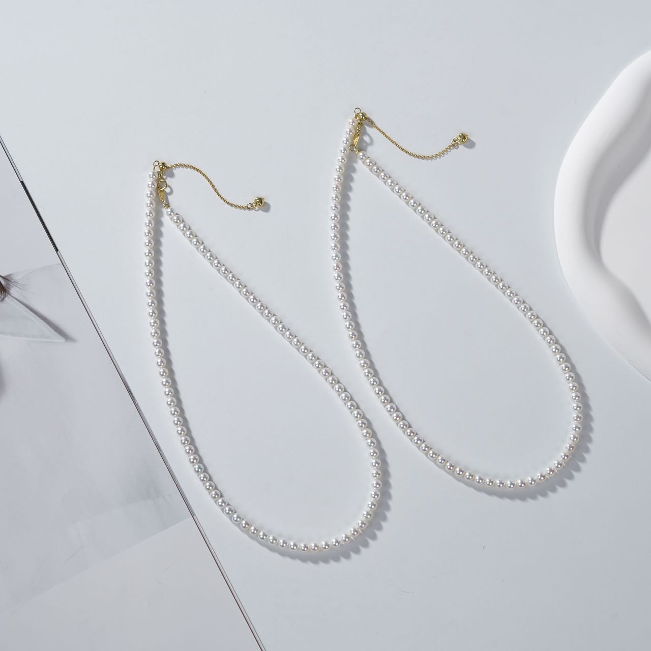 【云上叙】S925银珍珠项链-多样性发其一-4mm-V07787-E（商城）