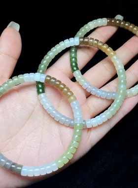 云上叙29 DS50740-和田玉单圈手串-多样性发其一-6mm（甄选）