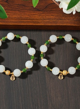 云上叙12 DS53336 和田玉DIY手串-多样性发其一-11mm（甄选）