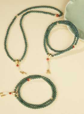 云上叙15 DS46365-翡翠DIY项链-多样性发一件-5mm（甄选）